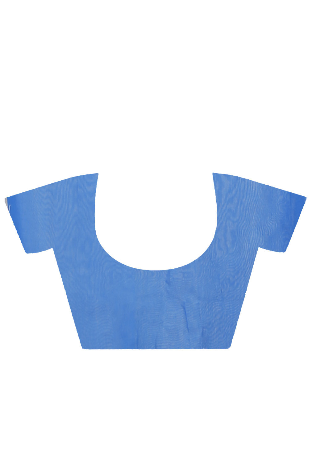 Sky Blue Blended Cotton Tabu Hand Loom Saree (1239)